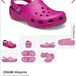 Women’s Crocs in Magenta
